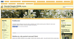 Desktop Screenshot of hospic-horice.cz